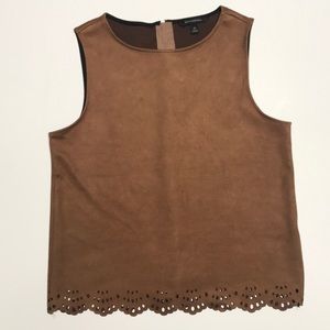 3/$25 NWOT Banana Republic Suede Tank